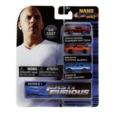 Jada 玩命關頭NANO合金車3入W1
