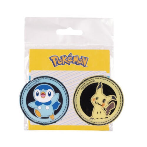 Pokemon寶可夢徽章2入1組-謎擬Q、波加曼