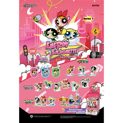 The Powerpuff Girls 飛天小女警-立牌-活力繪影-超能版-隨機出貨