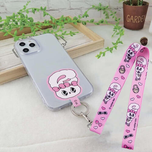 Esther Bunny艾絲樂小兔多功能手機夾片吊繩組