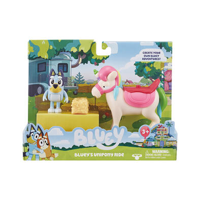 BLUEY 妙妙犬布麗 交通工具組 獨角小馬