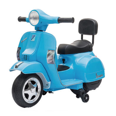 LUNG TZUAN Vespa PX150 迷你偉士牌兒童電動機車 藍