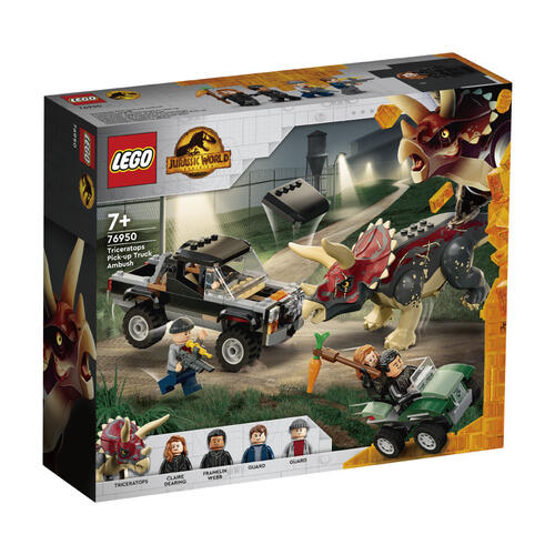 Lego 樂高 Jurassic World 侏羅紀世界 76950 Triceratops Pick-up Truck Ambush