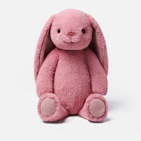 MC HUGS	桔梗粉微笑來瑞特兔25CM 