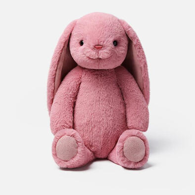 MC HUGS	桔梗粉微笑來瑞特兔25CM 