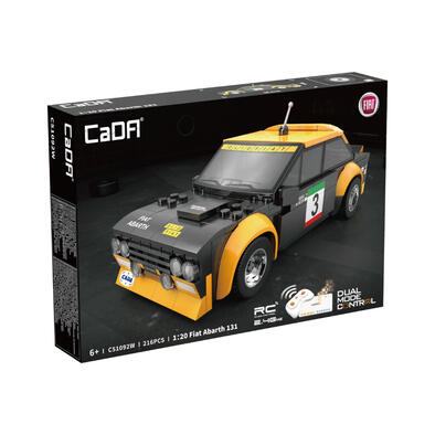 CaDA 1:20飛雅特授權拉力賽車(APP+遙控器雙遙控)