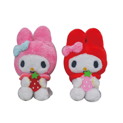 Sanrio三麗鷗 美樂蒂抱草莓款3吋- 隨機發貨