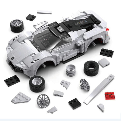 Cada咔搭 1:20 2.4G遙控授權蓮花積木車(雙控含APP手機遙控)