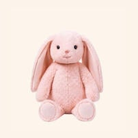 mchugs White Peach Smiling Leveret 25cm