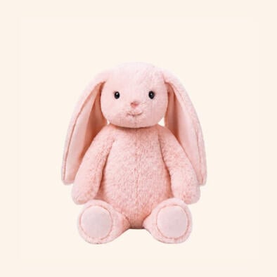 mchugs White Peach Smiling Leveret 25cm