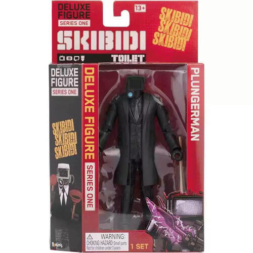 Skibidi Toilet | Plungerman 6" Deluxe Figures
