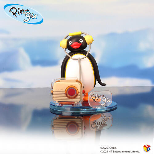 Pingu企鵝家族-驚喜悠閒度日發條公仔- 隨機發貨