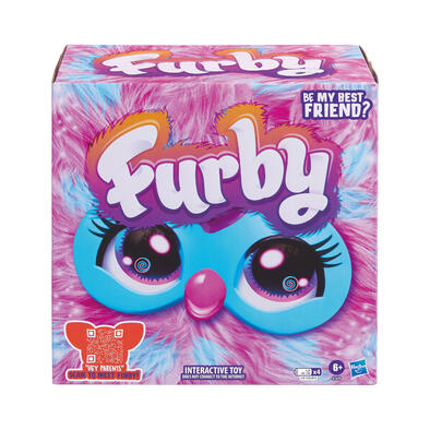 Furby 菲比小精靈 電子互動絨毛玩偶 (粉紅棉花糖色)