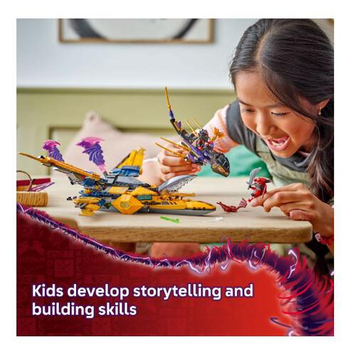 Lego Ras and Arin's Super Storm Jet 71833