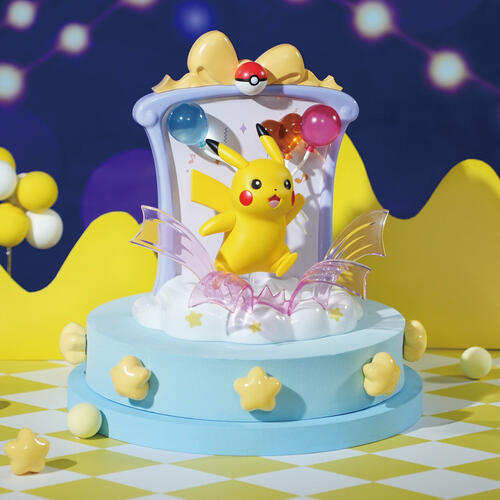 Pokemon 精靈寶可夢-開心派對系列公仔-皮卡丘