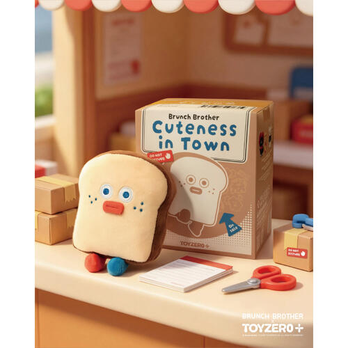 TOYZERO+ 早午餐兄弟-可愛配送系列毛絨掛件盲盒- 隨機發貨