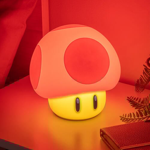 Paladone 超級瑪利奧超級蘑菇SquishyGlo矽膠燈