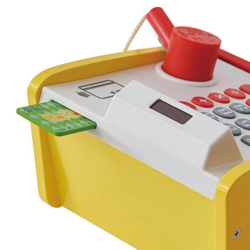Teamson 小老闆木製聲光收銀機玩具組(附玩具鈔+信用卡)