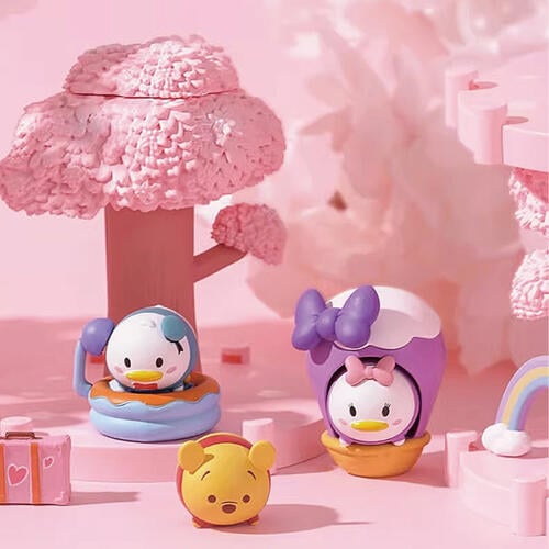 Disney Tsum Tsum-櫻花樹屋 盲盒公仔 - 隨機發貨