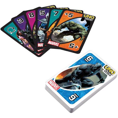 Uno Flip Marvel Comic