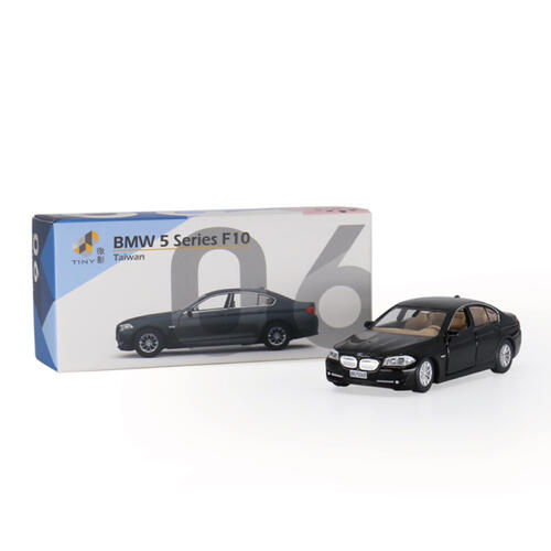 Tiny 台灣 TW06 合金模型車 - 寶馬5系 BMW F10 黑色 (左駕)