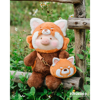 LuLu the Piggy 罐頭豬 動物派對 - 活潑小熊貓Lu毛絨公仔