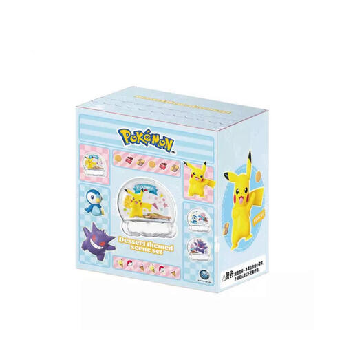 Pokemon 寶可夢甜點水晶球系列-站姿皮卡丘