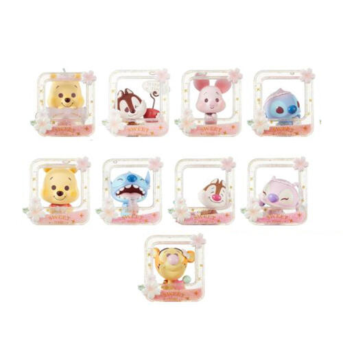 Miniso 迪士尼浪漫櫻花系列盲盒擺件- 隨機發貨