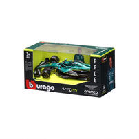 Bburago比美高1:43 F1系列-阿斯頓馬丁 AMR25 （無頭盔，紙盒版）（2025 澳洲大獎賽） （#14 費爾南多&middot;阿隆索） - 金屬綠 18-38250#14