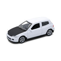 playpop 1:60 合金車 Honda Civic EG6 - 白色