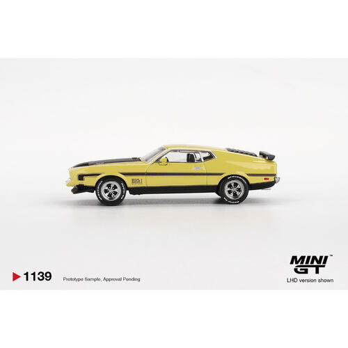MINIGT	Ford Mustang Mach1 Grabber Yellow 合金車1139