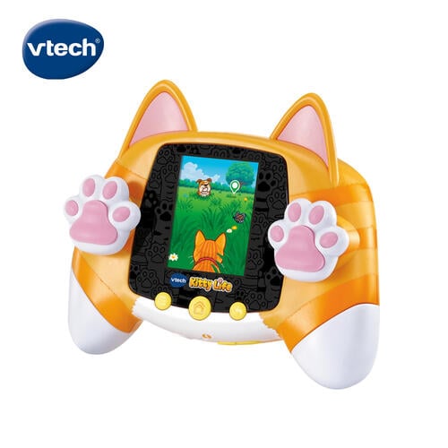 Vtech 貓咪寵物互動遊戲機-橘