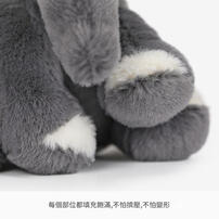 MC HUGS 灰黑色招財大象吊飾(無香味)