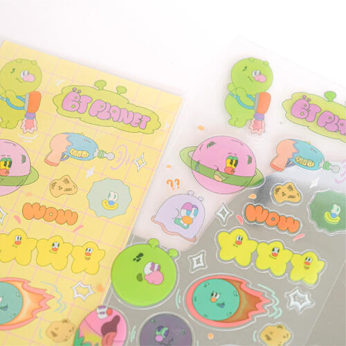 Kingjun	透明貼紙／BT 太空