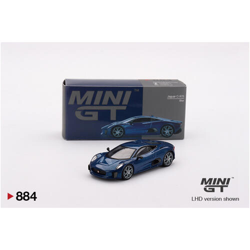 MINIGT	Jaguar C-X75 Blue合金車886 