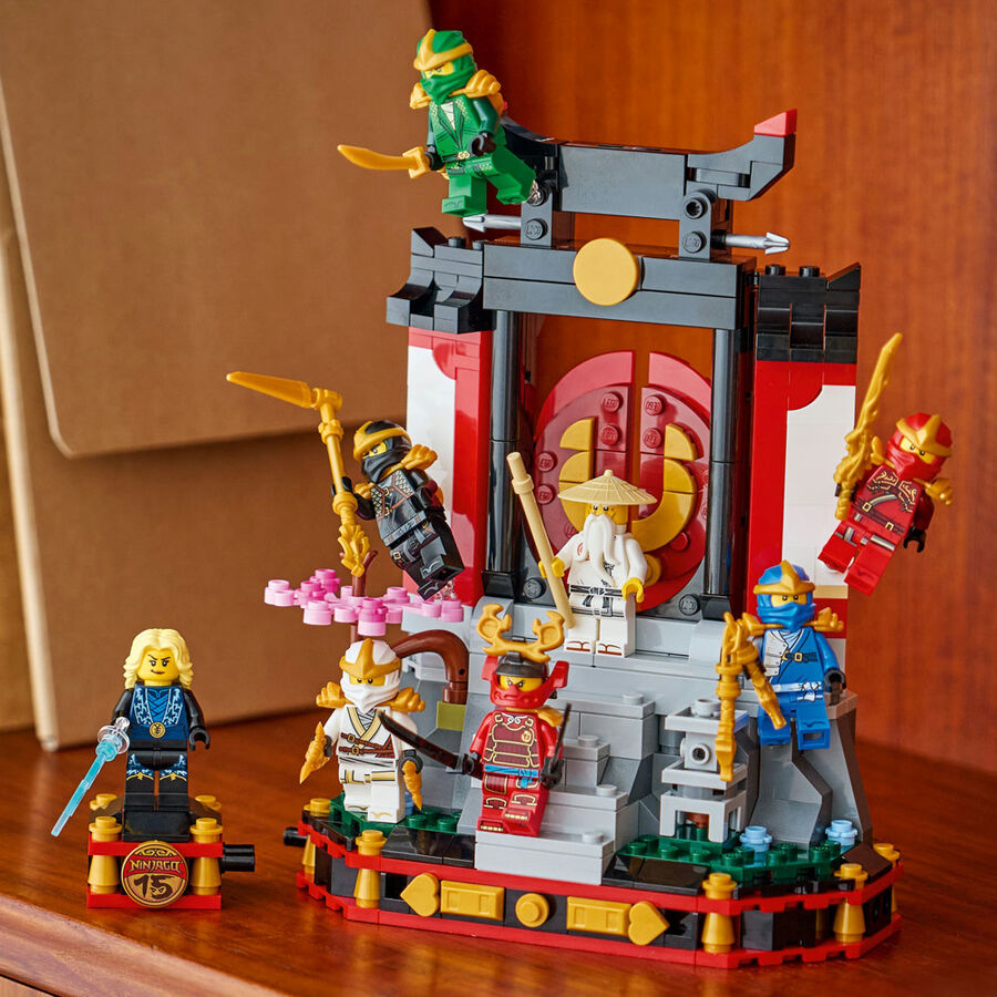 LEGO樂高幻影忍者系列忍者角色擺飾15 週年紀念版71866 | 台灣玩具“反