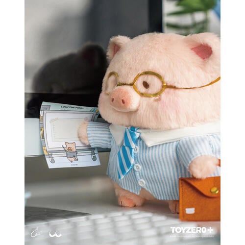 Lulu The Piggy罐頭豬 上班豬事多系列 - 最佳職員Lu毛絨公仔 