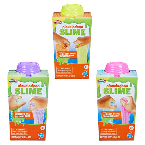 Play-Doh Nic Slime Waterfall Slime Can Ast - Assorted