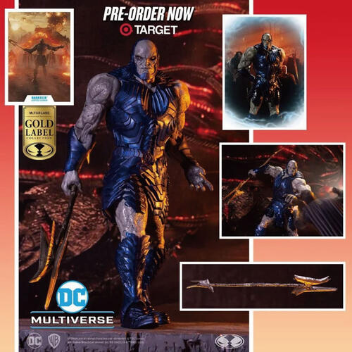DC Multiverse DC 電影 正義聯盟 達克賽德 金標 可動公仔 (SDCC Exclusive)