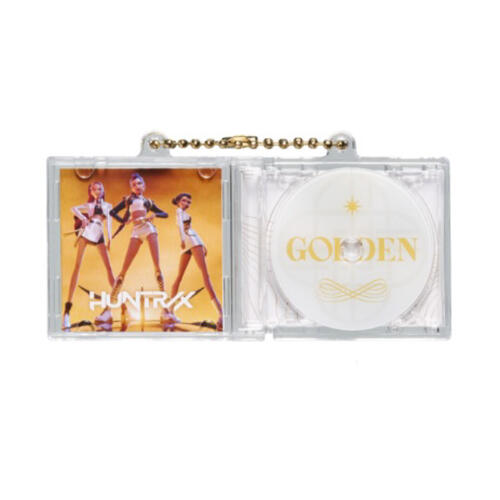 KPop Demon Hunters Kpop獵魔女團	K-POP 迷你CD Golden 鑰匙圈 