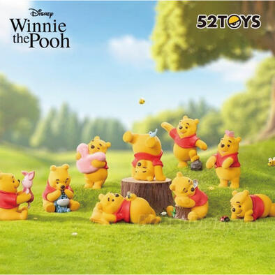 52TOYS/迪士尼 無憂無慮的小熊維尼 @8 69- 隨機發貨