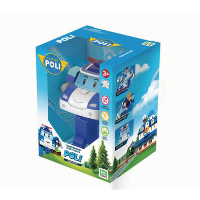 Robocar Poli救援小英雄波力 ROI  7吋聲光變形波力