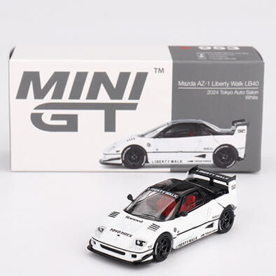 MINIGT Mazda AZ-1 Liberty Walk LB40 White 2024 Tokyo Auto Salon 合金車 953