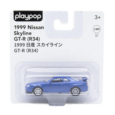 playpop 1:60 合金車 Nissan Skyline GT-R (R34)