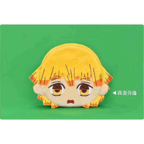 Demon Slayer鬼滅之刃-頭型厚錢包 6吋 - 隨機發貨