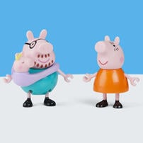 Peppa Pig 粉紅豬小妹 佩佩豬一家五口家族角色組