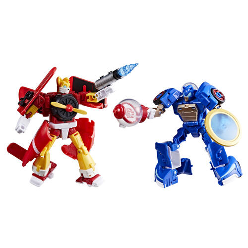 Transformers Collaborative Sonic the Hedgehog x Transformers Wingtail and Blue Booster Action Figures