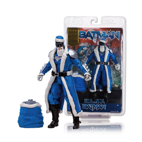 DC MULTIVERSE 麥法蘭 7吋 聖誕蝙蝠俠 (藍色 VARIANT) 金標