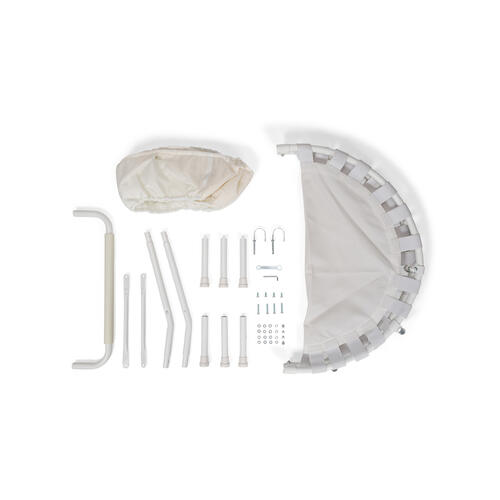 playpop 36吋白色扶手彈跳床