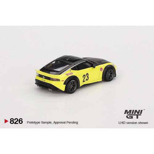 MINIGT	Nissan Z LB★NATION WORKS Ikazuchi Yellow 合金車826